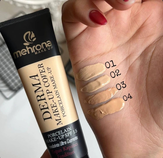 کرمپودر مهرونا با spf15%