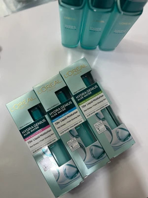 سرم آبرسان لورآل 72 ساعته مناسب پوست حساس و خشک 70 میل L’Oreal Paris Hydra Genius Aloe Wate