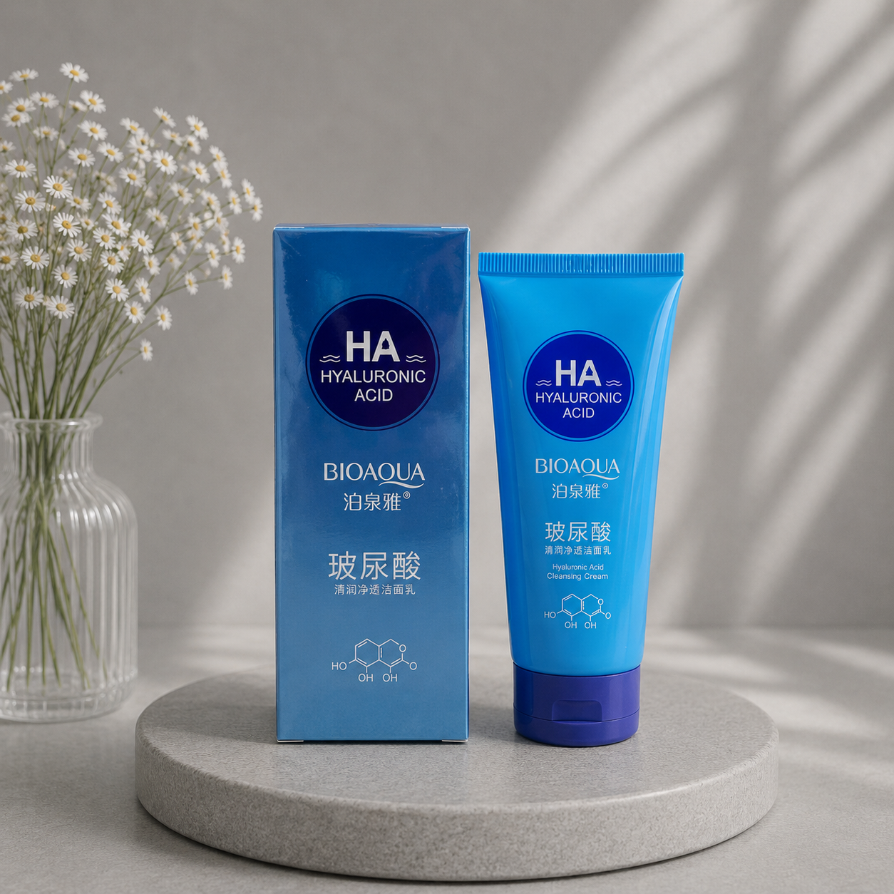 فوم شستشو هیالورونیک اسید بیوآکوا مدل HA   BIOAQUA Hyaluronic acid water get