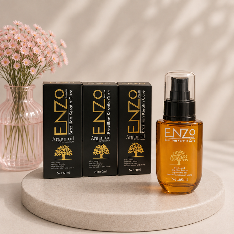 روغن آرگان Enzo روغن موی حاوی آرگان Enzo برای انواع مو