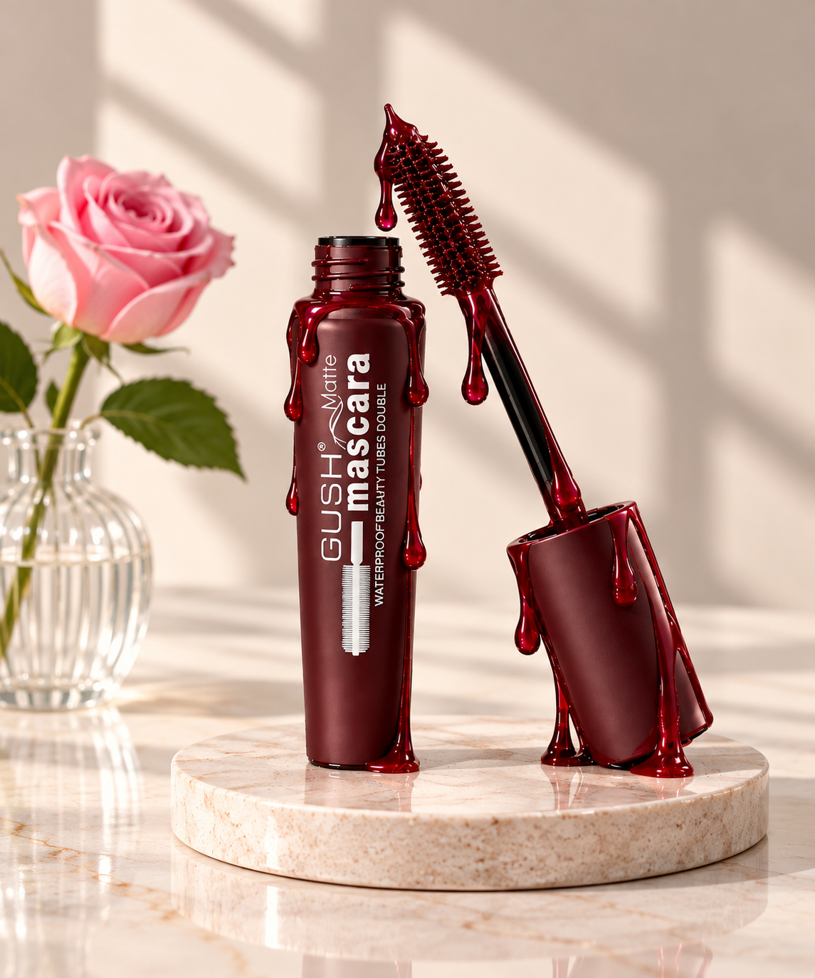 ریمل GUSH مدل Matte | Waterproof Beauty Tubes Double