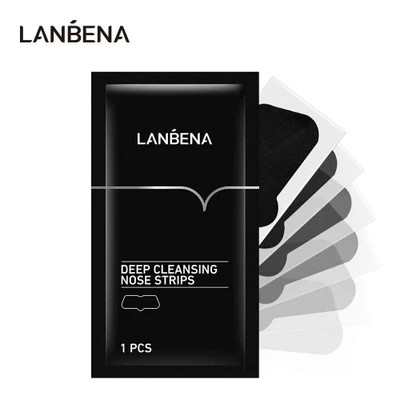 چسب بینی ساشه ایی لانبنا نوار پاککننده عمیق منافذ بینی LANBENA | Deep Cleansing Nose Strips