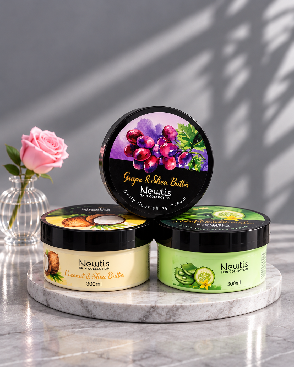 کرم مرطوب‌کننده و نرم‌کننده بدن نیوتیس Newtis Skin Collection 🧴